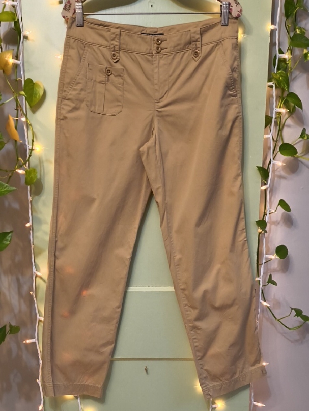 Women's 🆓 Lauren Ralph Lauren Lightweight Khaki Tan Pant 6